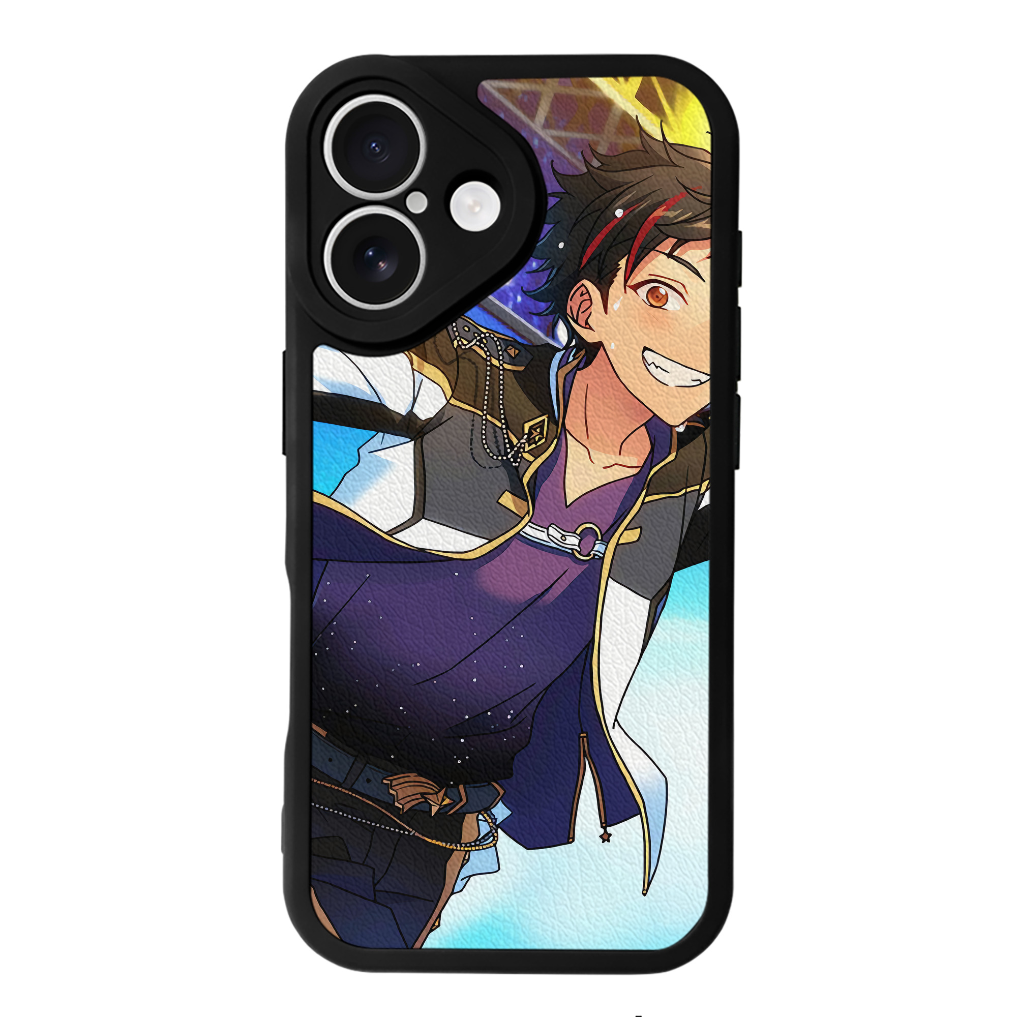 （画像用） あんさんぶるスターズ! Ensemble Stars 【iPhone 16シリーズ対応】シリコンスマホケース（レザー調） 材質：シリコン